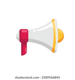 megaphone icon on white background