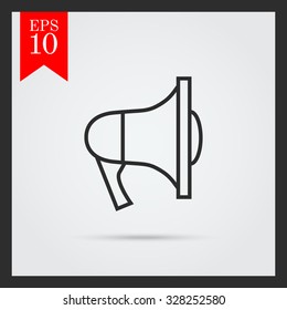 Megaphone icon, outline