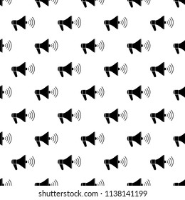 megaphone icon in Pattern style on white background