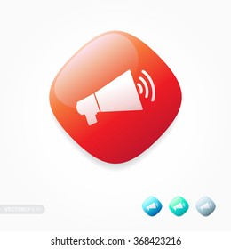 Megaphone Icon Set