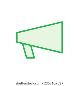 Megaphone icon set. Loudspeaker icon vector.