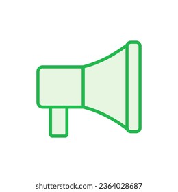 Megaphone icon set. Loudspeaker icon vector.