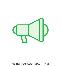 Megaphone icon set. Loudspeaker icon vector.