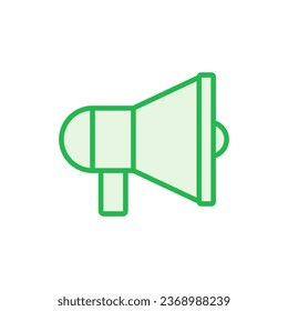 Megaphone icon set. Loudspeaker icon vector.