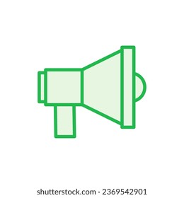 Megaphone icon set. Loudspeaker icon vector.
