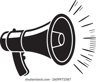 Megaphone icon set. Loudspeaker vector icons. Volume symbol.