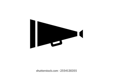 Megaphone icon set. Vector illustration.