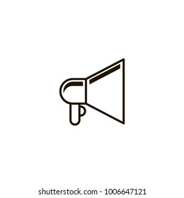 megaphone icon. sign design
