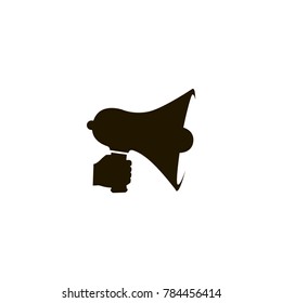 megaphone icon. sign design
