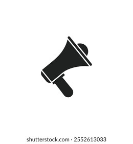  Megaphone icon simple black megaphone icon silhouette icon