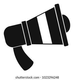 Megaphone icon. Simple illustration of megaphone vector icon for web