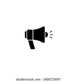 Megaphone icon. Icon megaphone Single Icon Graphic Design - Vector illustration