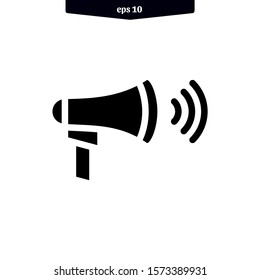 Megaphone icon. speaker icon vector illustration