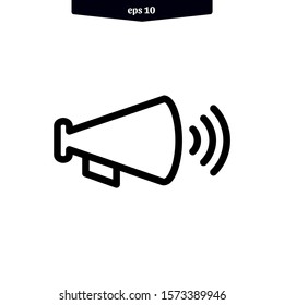 Megaphone icon. speaker icon vector illustration