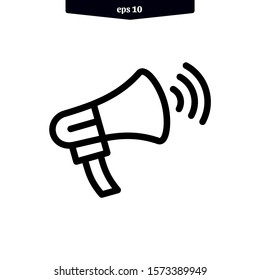 Megaphone icon. speaker icon vector illustration