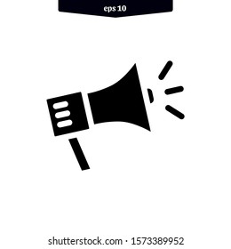 Megaphone icon. speaker icon vector illustration