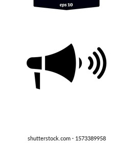Megaphone icon. speaker icon vector illustration