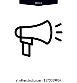 Megaphone icon. speaker icon vector illustration