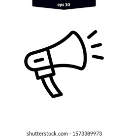 Megaphone icon. speaker icon vector illustration