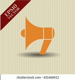 Megaphone icon or symbol