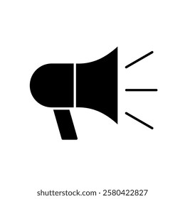 Megaphone Icon. Megaphone Symbol. Loudspeaker Icon Vector. Loudspeaker illustration.