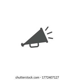 Megaphone icon symbol vector eps10