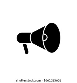 Megaphone icon template. Vector illustration