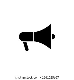 Megaphone Symbol Vorlage. Vektorillustration