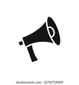 Megaphone icon Thin line art collection