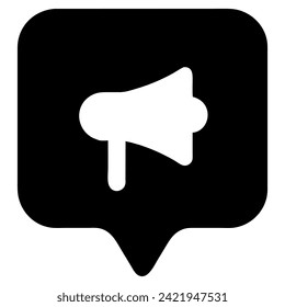 megaphone icon in trendy flat style  vector icon