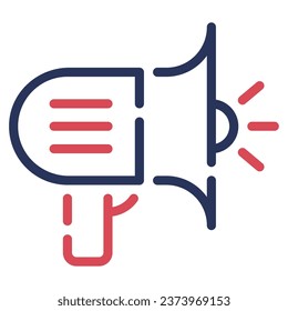 Icono Megáfono para uiux, web, aplicación, infografía, etc