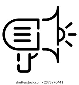 Megaphone Icon for uiux, web, app, infographic, etc