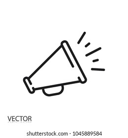 Megaphone icon vector