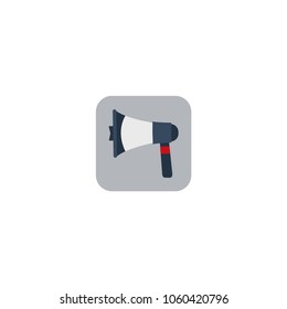 Megaphone icon, vector