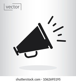 Megaphone icon vector