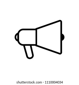 Megaphone icon vector