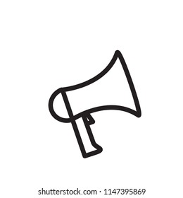 Megaphone icon vector
