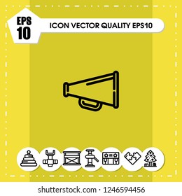 Megaphone icon vector