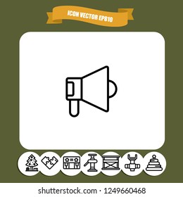 Megaphone icon vector