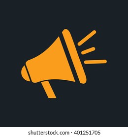 Megaphone icon vector