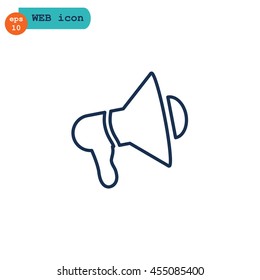  Megaphone icon Vector.