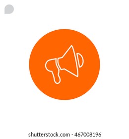  Megaphone icon Vector.