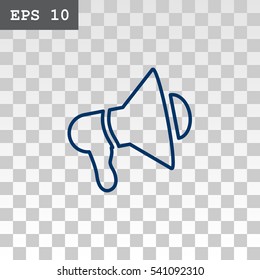  Megaphone icon Vector.