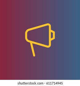 Megaphone icon vector