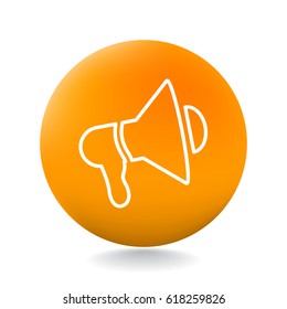  Megaphone icon Vector.