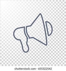  Megaphone icon Vector.