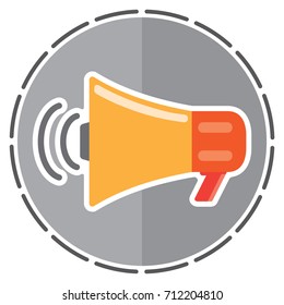 megaphone icon vector
