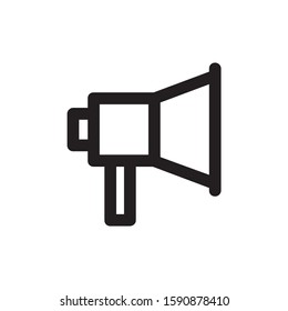 Megaphone icon vector. Announcement icon symbol illustration