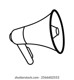 A megaphone  icon Vector art