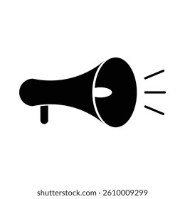 Megaphone icon, vector best flat icon. stock illustration speaker
